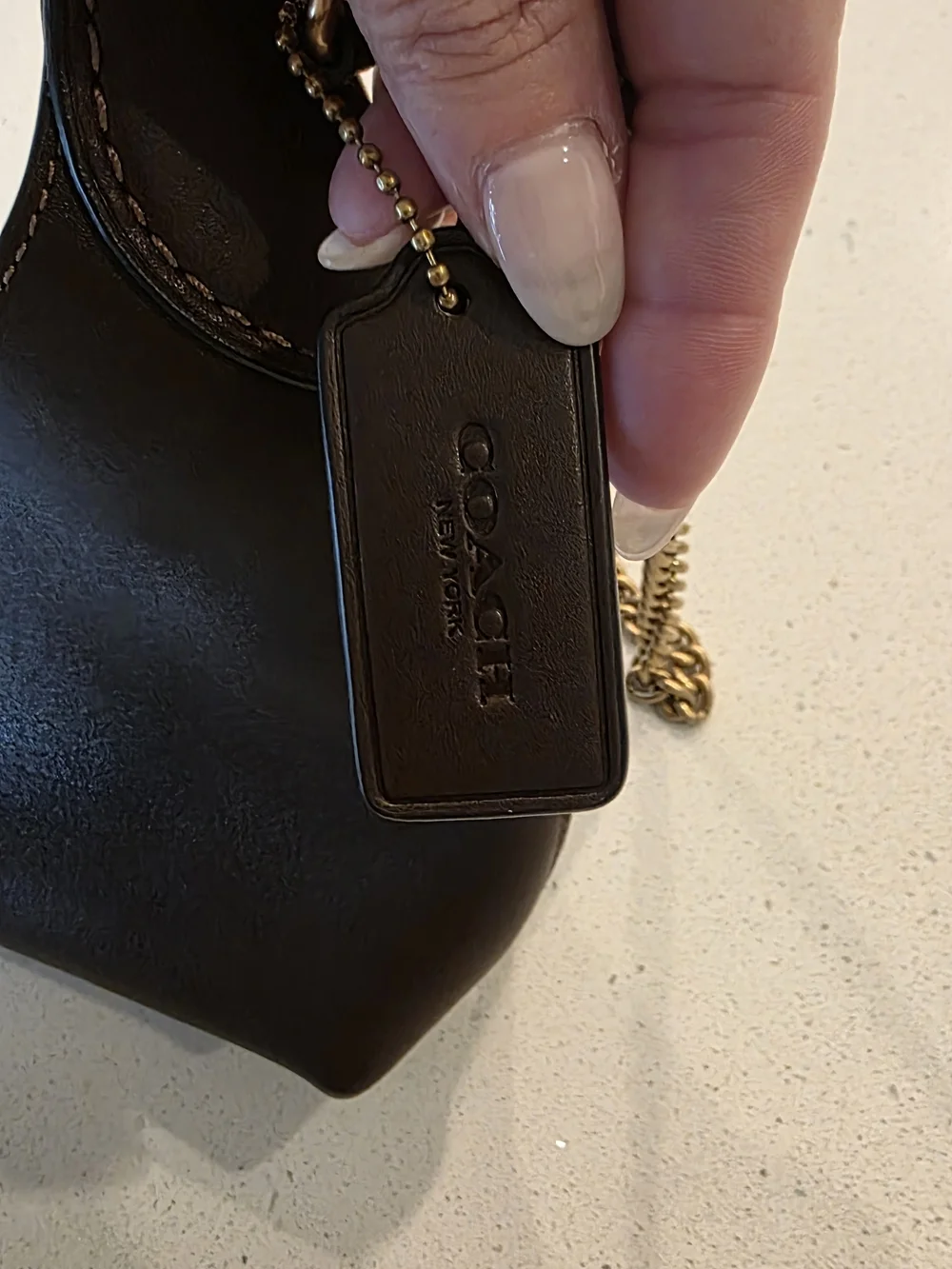 Coach Women's Maple Brooklyn 23 Leather Crossbody - Picture 7 of 8